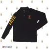 Men's long sleeve T shirt with TCK crest embroidery-Black