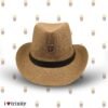 Straw Hat - Dark Brown